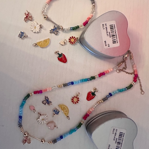 Roller Rabbit Jewelry - Roller rabbit necklace and bracelet charm set